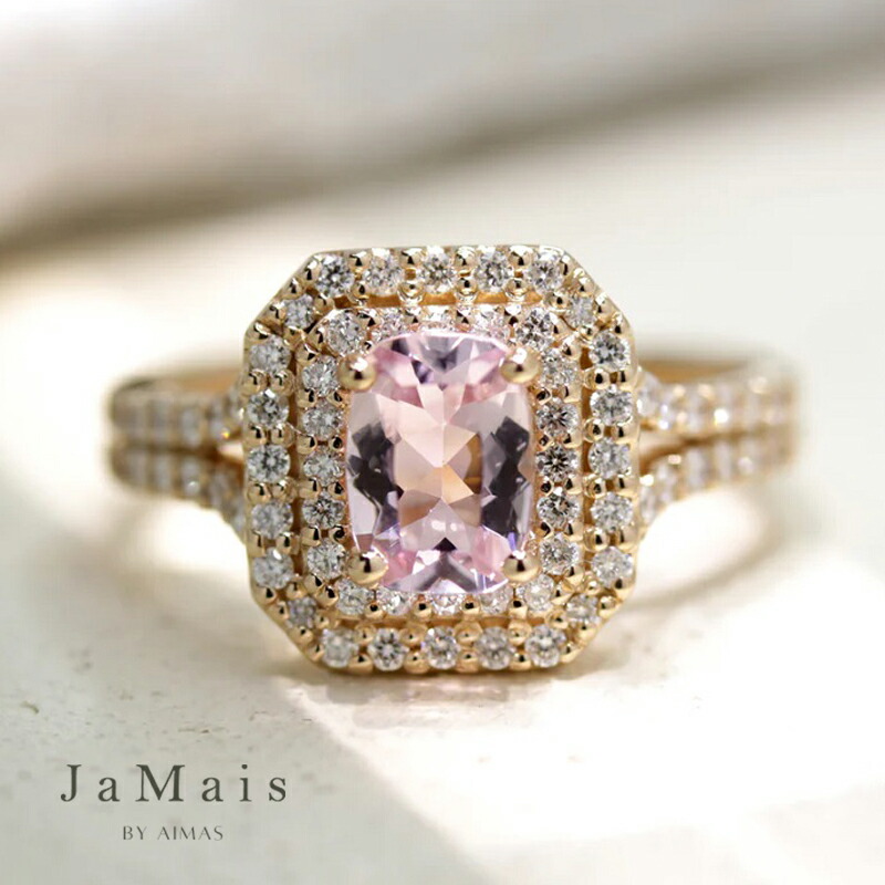 楽天市場】【JaMais】Double -ドゥブル- モルガナイト 約0.7ct リング