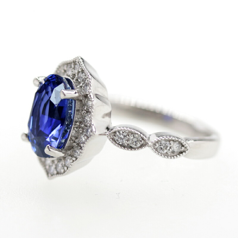 楽天市場】【ｾｰﾙ】スリランカ産非加熱ブルーサファイア 3.19ct リング