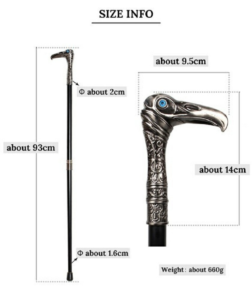 楽天市場】【楽天1位10冠達成】杖 イーグル 鷹 鳥 バード ヘルコンドル