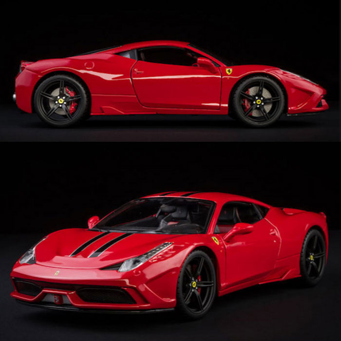 楽天市場】ミニカー 1/18 フェラーリ SS 458 スペチアーレ イタリア