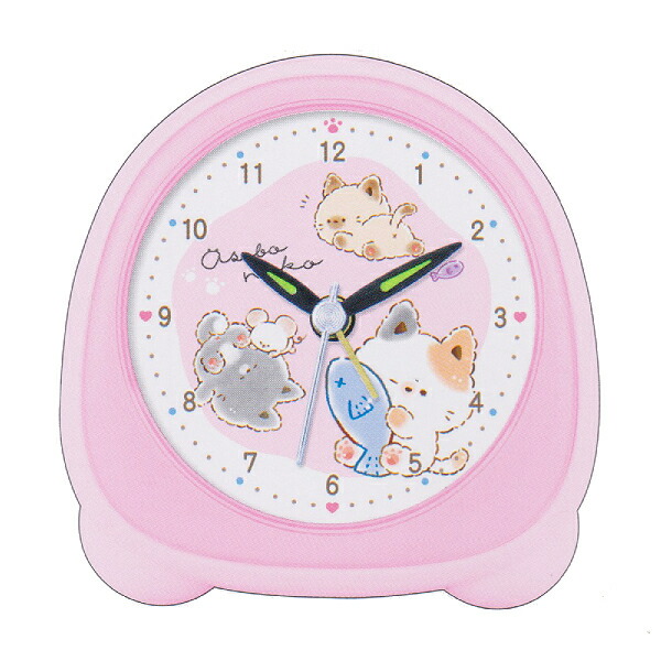 楽天市場】あそぼうねこ【ミニライトクロック 目覚まし時計】アラーム