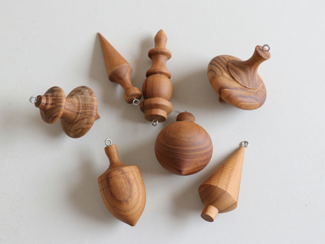 楽天市場】ウッド オーナメント 7個セット チーク材 ハンギング