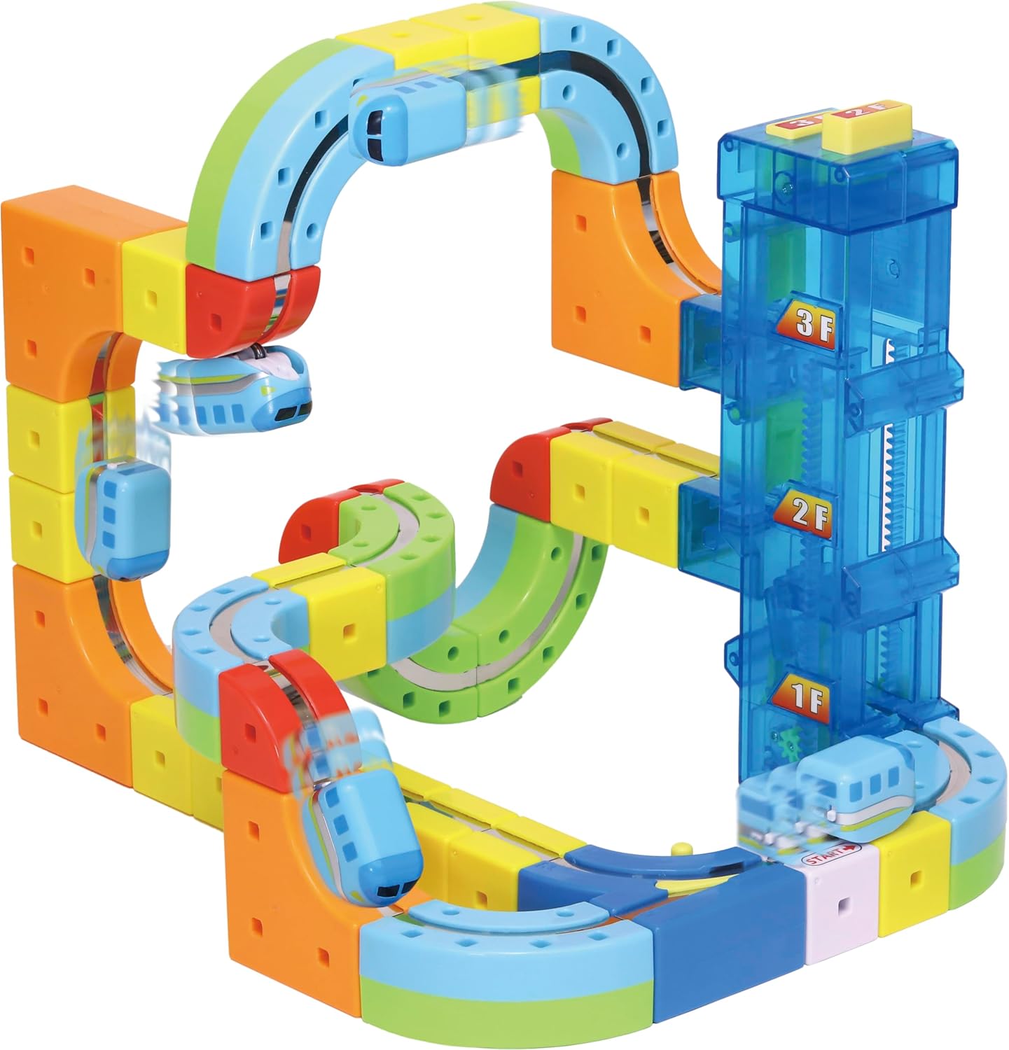 楽天市場】レールキューブ クリアメカ エレベーターセット サン