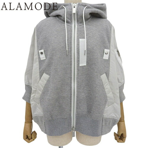 楽天市場】Sacai(サカイ) フーディパーカー アウター ダブル ジップ