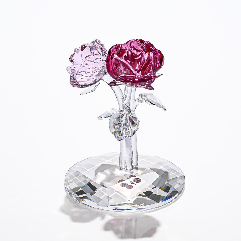 楽天市場】スワロフスキー SWAROVSKI フィギュリン ローズ ブーケ