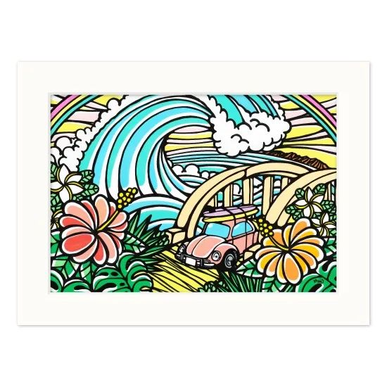 楽天市場】ハワイ アート 絵画 壁掛け TAMO（タモ）ハワイアン