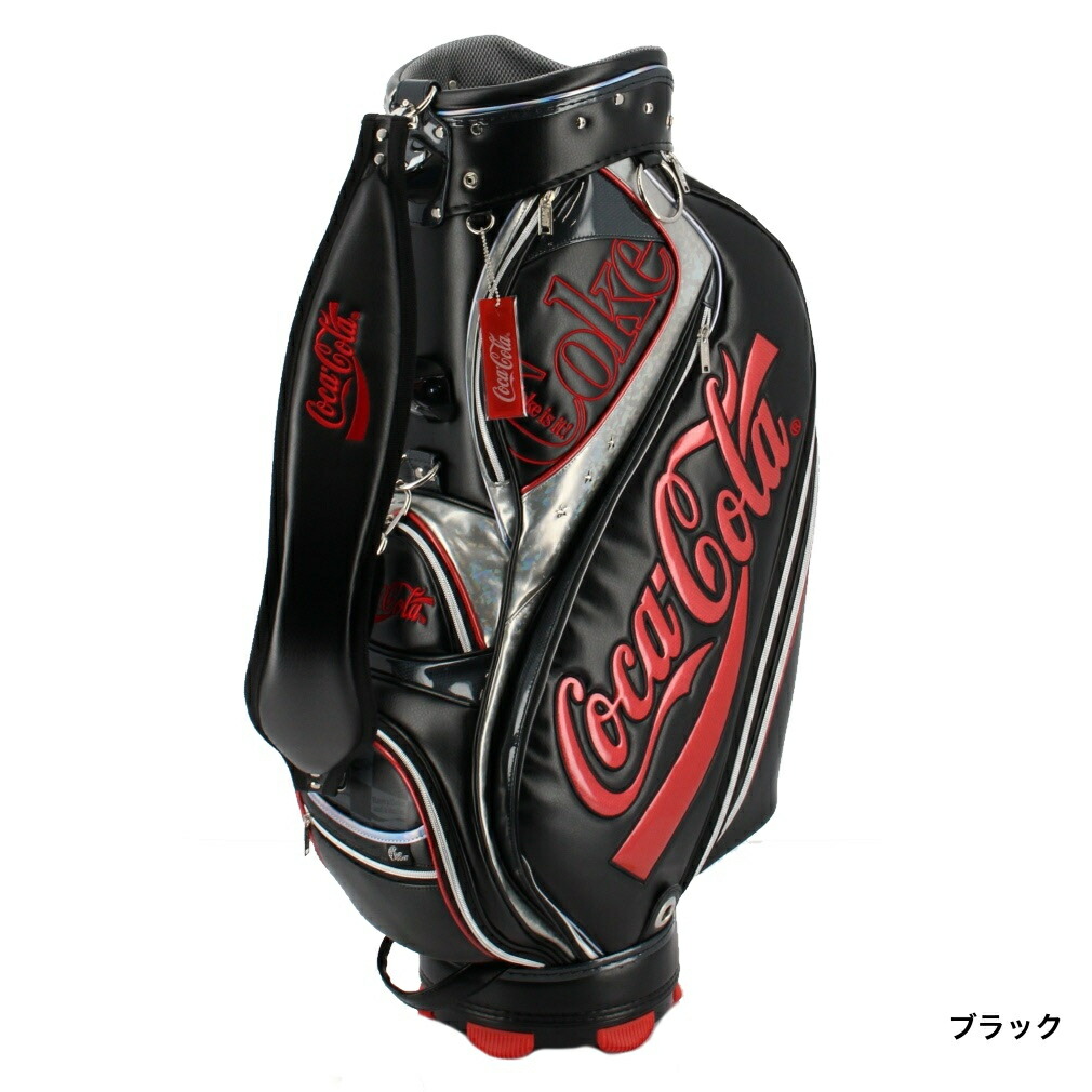 楽天市場】コカ・コーラ Coca-Cola メンズ ゴルフ キャディバッグ CC