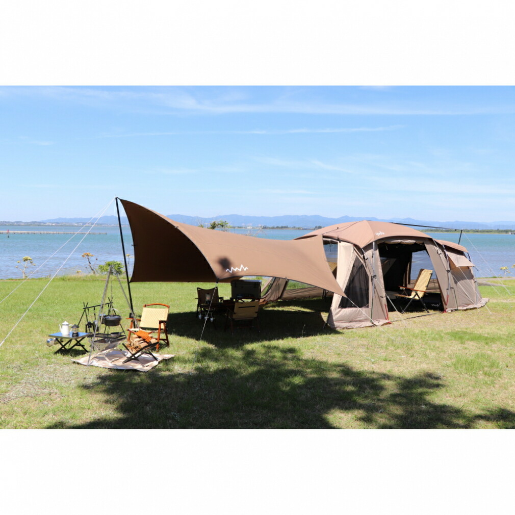 楽天市場】アルペンアウトドアーズ 2ルームテントAOD-3 ＋ TCタープ