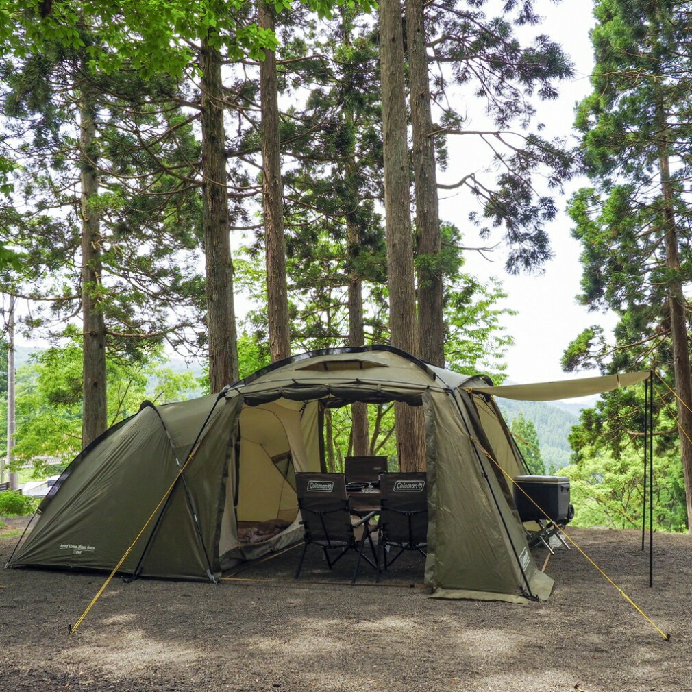 楽天市場】コールマン ラウンドスクリーン2ルームハウス オリーブ