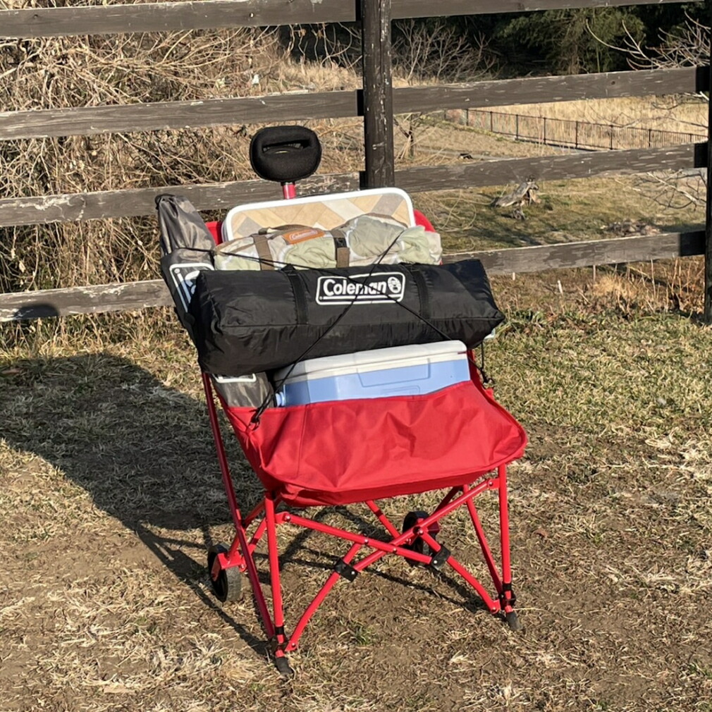 楽天市場】コールマン ワンマイルチェア レッド 2220524 キャンプ