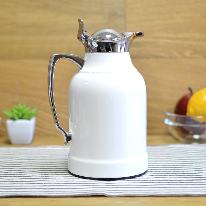 楽天市場】アルフィ オパールホワイト漆塗り魔法瓶 1.0L Alfi Opal