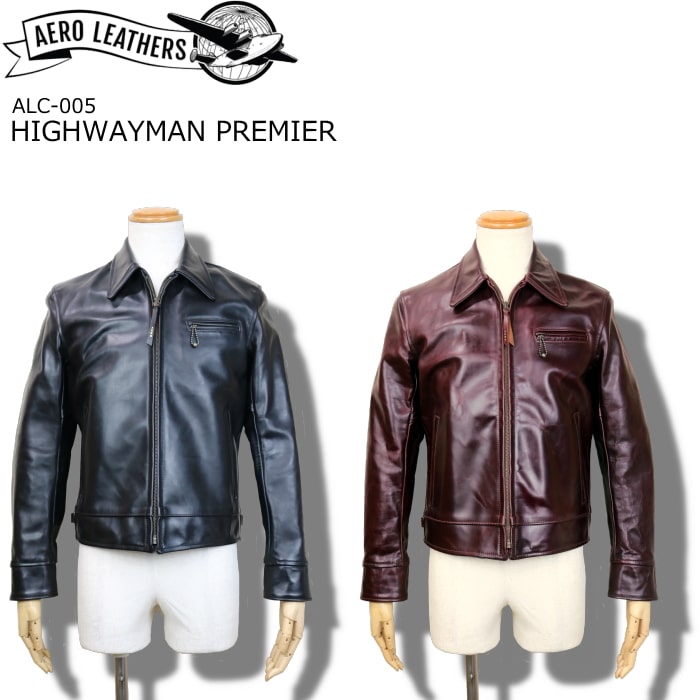 楽天市場】AERO LEATHERS HIGHWAYMAN PREMIER エアロレザー ハイウェイ