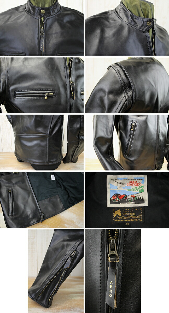 楽天市場】AERO LEATHER エアロレザー CAFE RACER カフェレーサー ALC