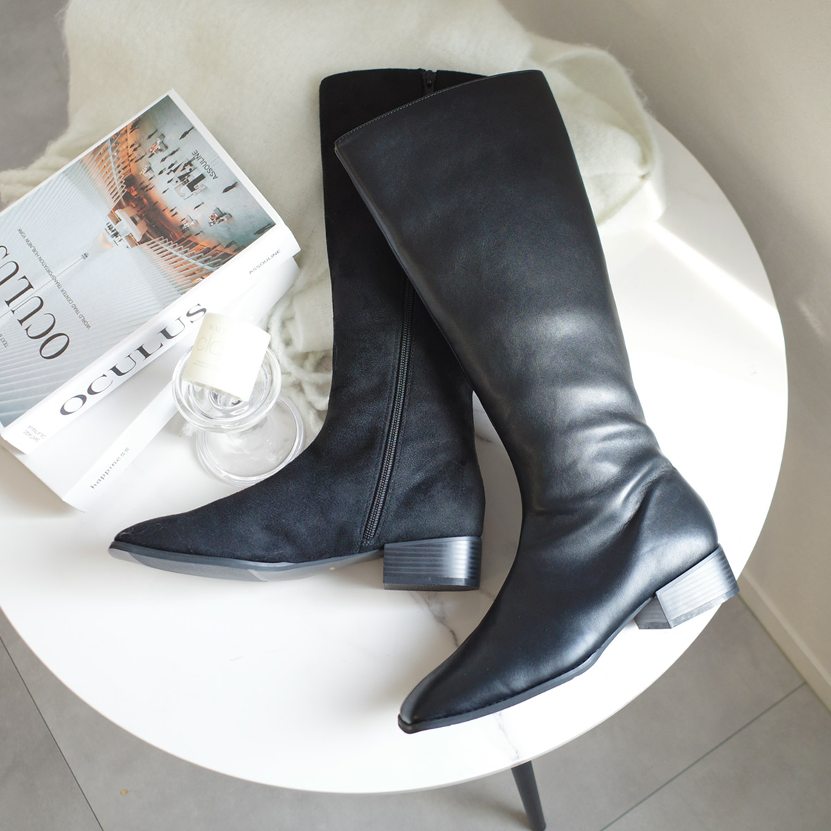 楽天市場】最終SALE◇ブーツ 歩きやすい 履きやすい サイドジップ