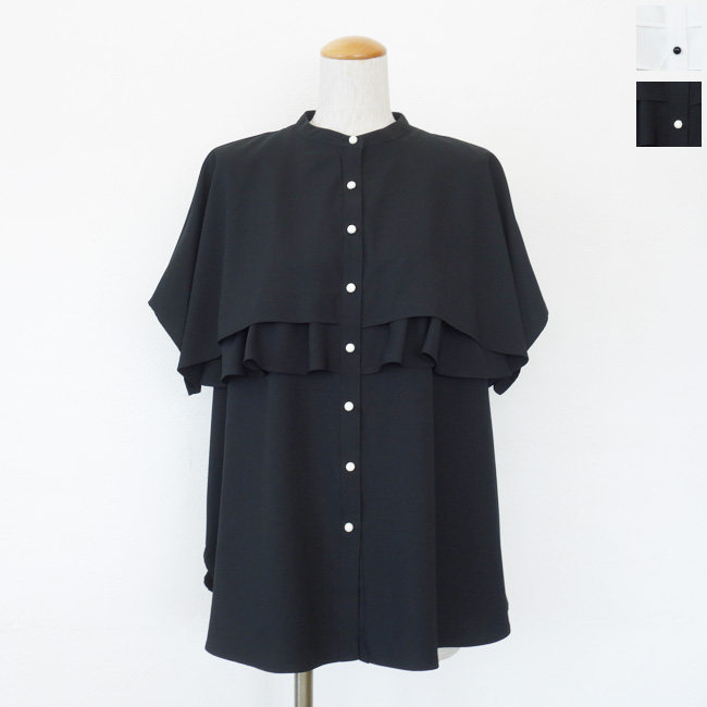 楽天市場】SALE [30%OFF] SONO (ソーノ) ブラウス ダブルフリルケープ