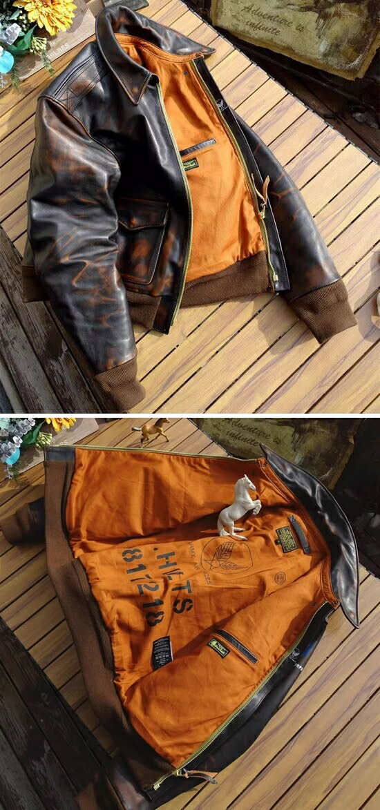 楽天市場】数量限定バージョン本革/レザージャケットメンズ 革ジャン A