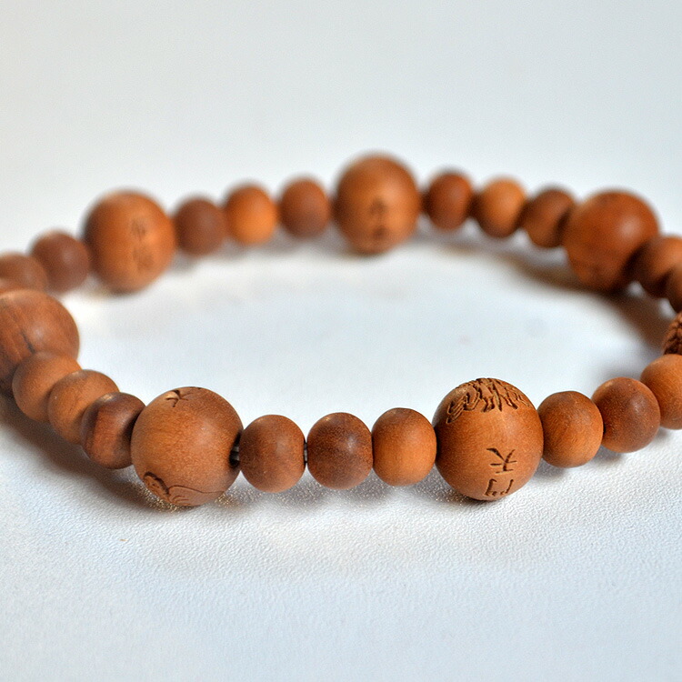 楽天市場】福よせ「七福神ブレス」白檀 /6mm・8mmネコポス便4個