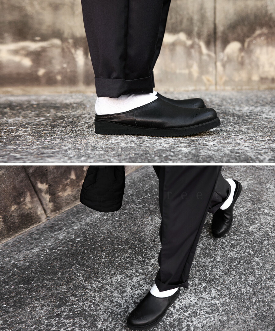 楽天市場】本革 日本製 サボシューズ メンズ 靴 レザー サボ 送料無料