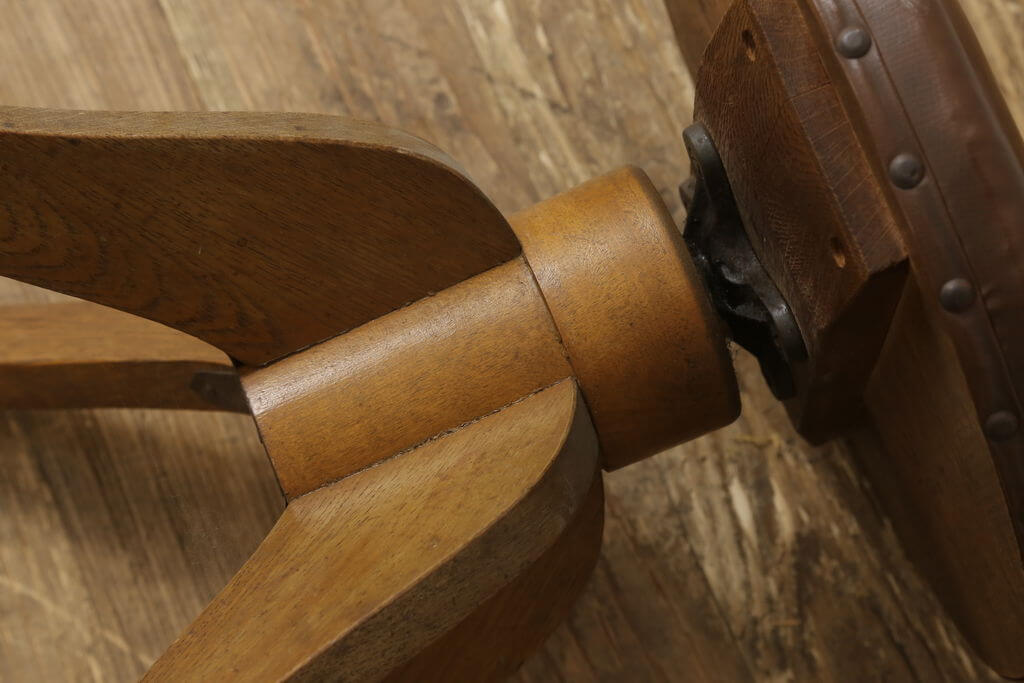 楽天市場】☆事前問合せ必須☆ 和製アンティーク スツール ナラ材 回転