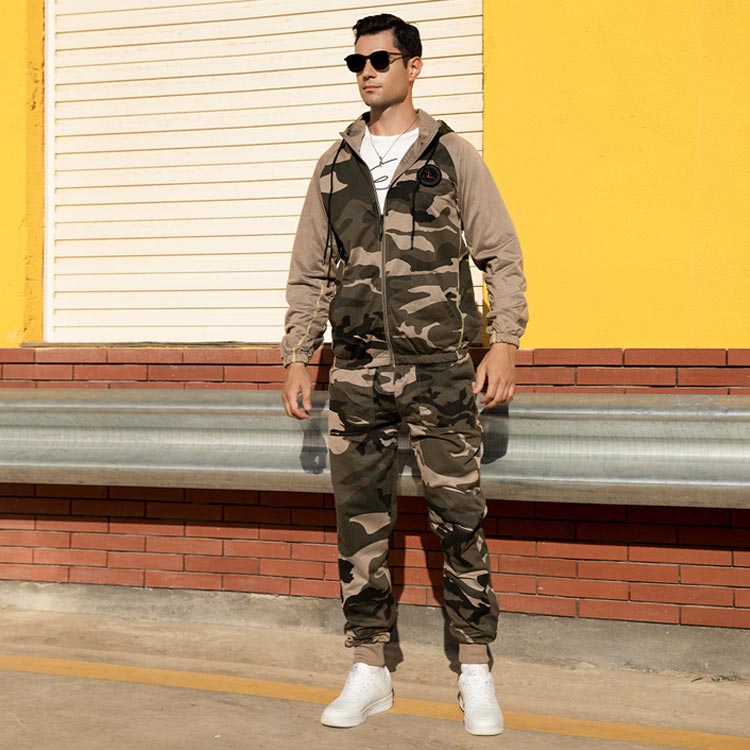 楽天市場】 迷彩柄 メンズ セットアップ 長袖 上下 大きいサイズ