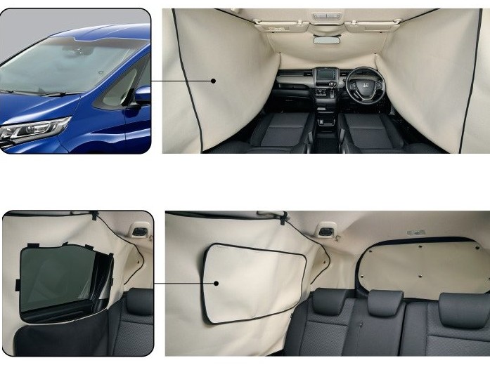 車用サンシェード・日よけ用品 プライバシーシェード フリード」の人気