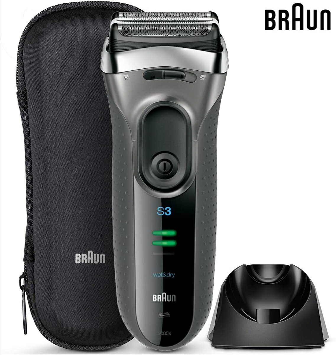楽天市場】BRAUN 3080s-S シルバー メンズ 電気シェーバー シリーズ3