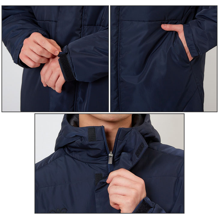 楽天市場】送料無料 ヒュンメル 中わたコート ベンチコート メンズ