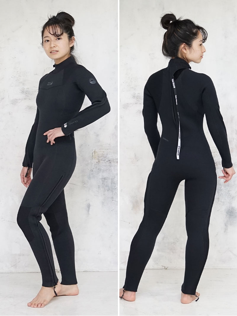 楽天市場】フルスーツ 5×4mm ウェットスーツ レディース ロング