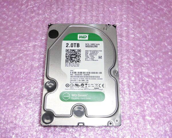 楽天市場】Western Digital WD20EZRX (WD20EZRX-00D8PB0) SATA 2TB 3.5