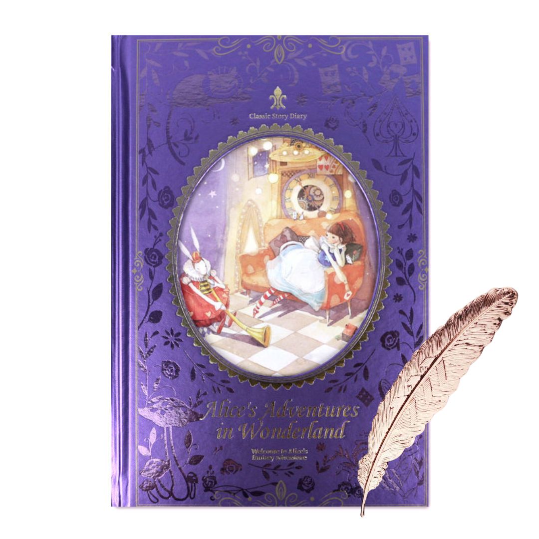 楽天市場】不思議の国のアリス ハードカバーノート 全ページカラー