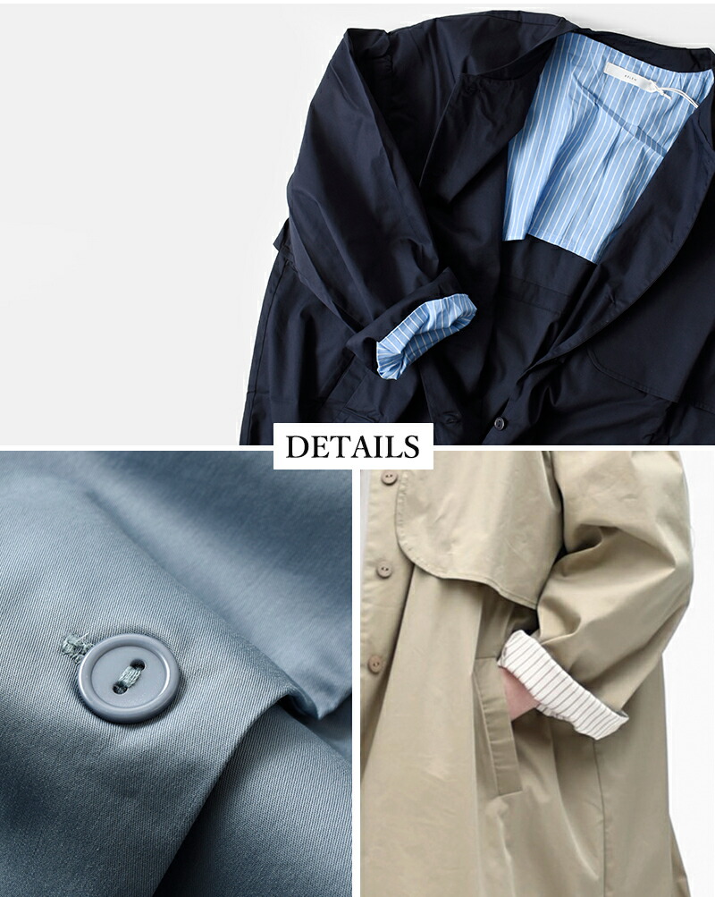 楽天市場】kelen ケレン フラップ デザイン スプリング コート “LENA