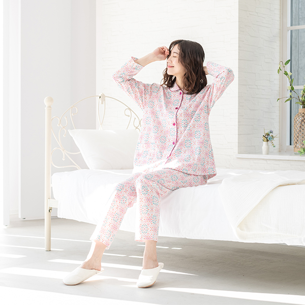 楽天市場】【LIBERTY】リバティ 天竺プリント レディース パジャマ 綿