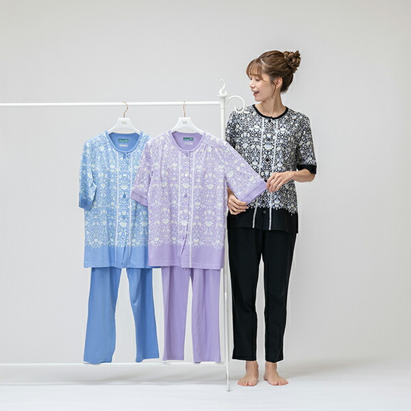 【新品】V&A ヴィクトリア＆アルバート　接結天竺 秋冬物パジャマ（M)ｂ17 接結天竺 | arakawa ONLINE SHOP