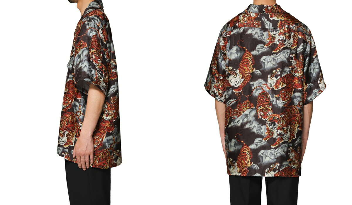 楽天市場】[送料無料]NIPOALOHA : SILK SHORT SLEEVE ALOHA SHIRT(百虎