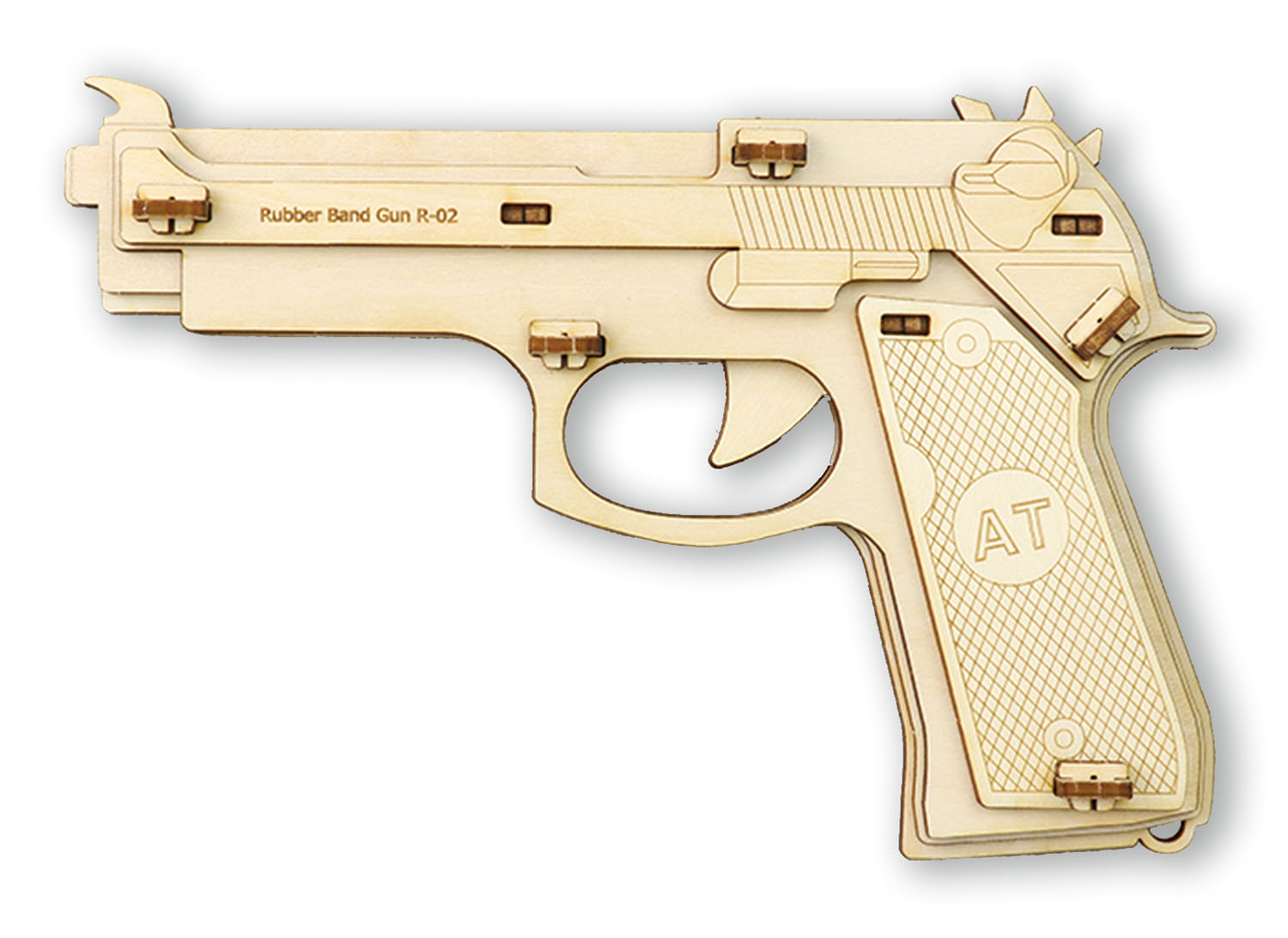 楽天市場】アーテック 木製9連式輪ゴム銃(1個) 夏休み 工作 自由研究