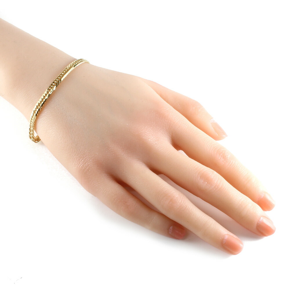 楽天市場】【最安値に挑戦】【新品】 K18 ブレスレット 喜平 キヘイ