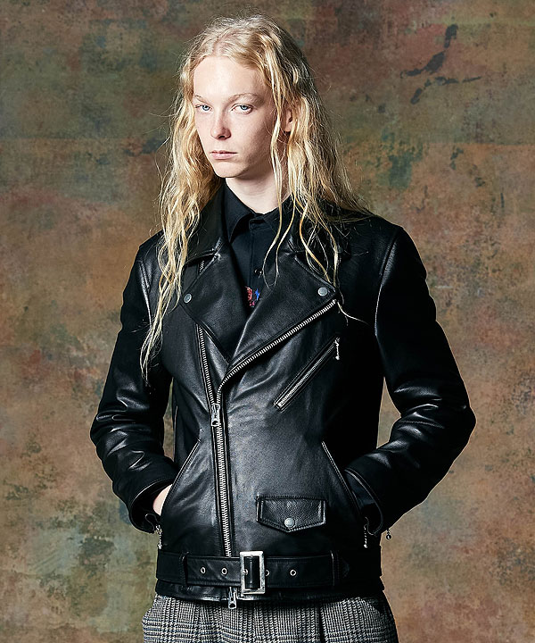 楽天市場】glamb グラム Calf Leather Riders Jacket カーフレザー