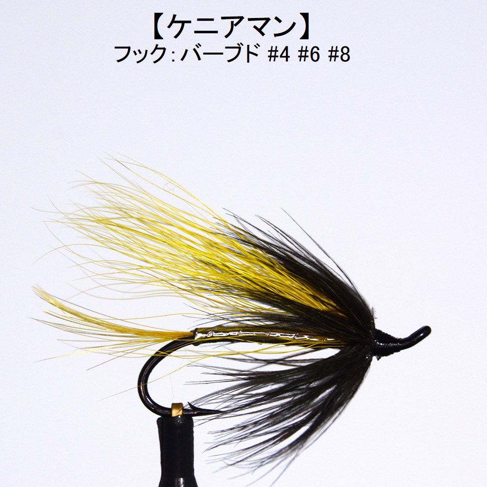 楽天市場】サーモンフライ ケニアマン (#4 #6 #8) 完成品フライ フライ