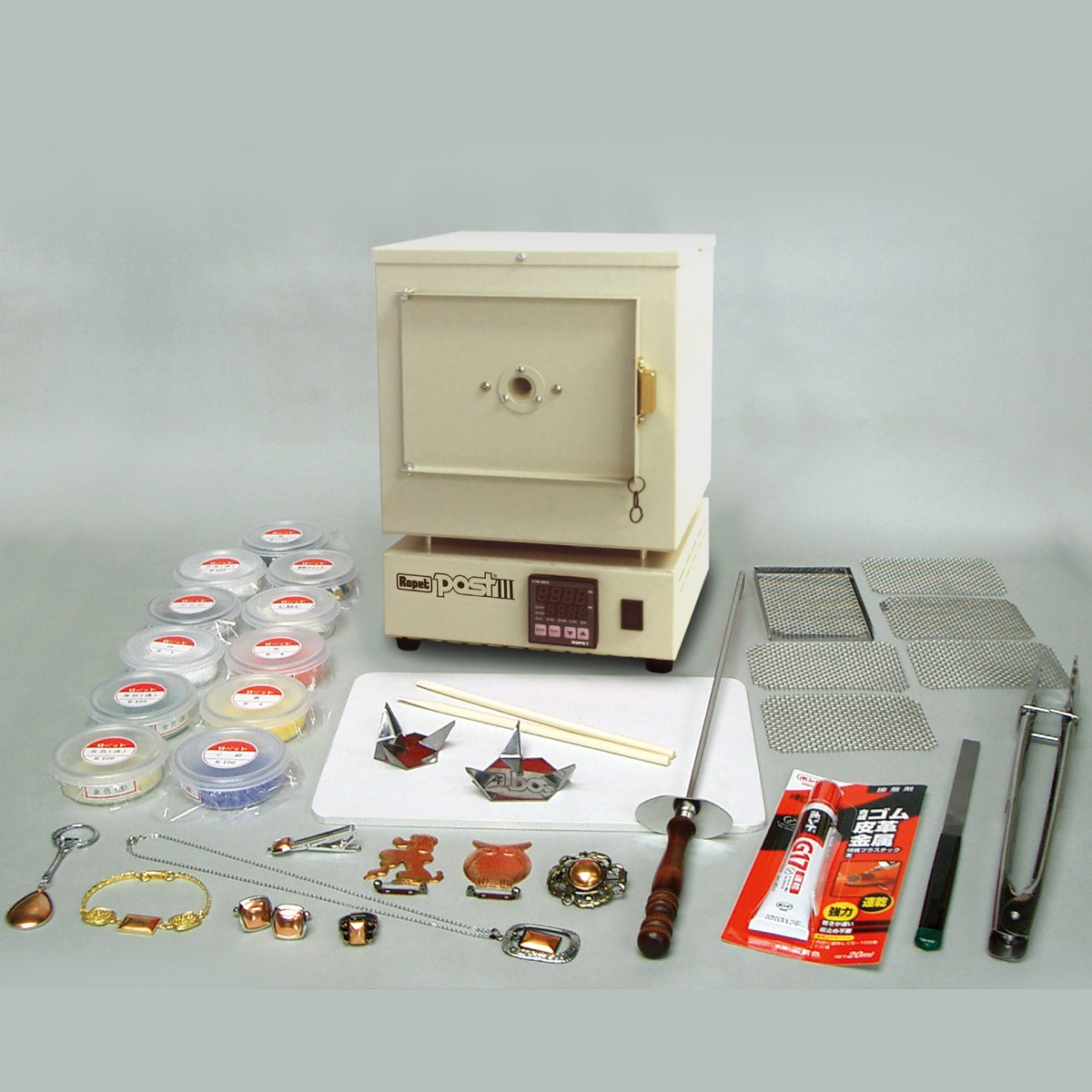 楽天市場】＜お取り寄せ品※代引きキャンセル不可＞七宝電気炉 用具材料