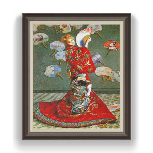 楽天市場】【油絵 直筆仕上げ】クロード・モネ ラ・ジャポネーズ F20