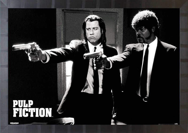 楽天市場】インテリアアート「パルプ フィクション」映画ポスター 展示