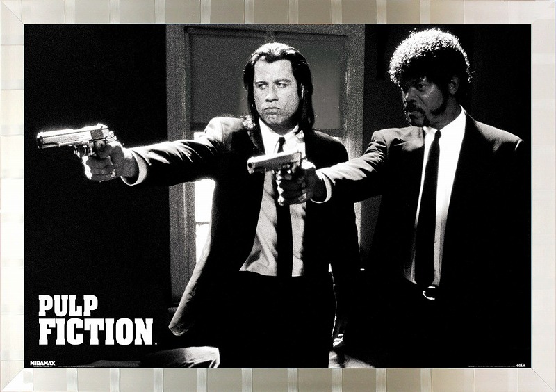 楽天市場】インテリアアート「パルプ フィクション」映画ポスター 展示