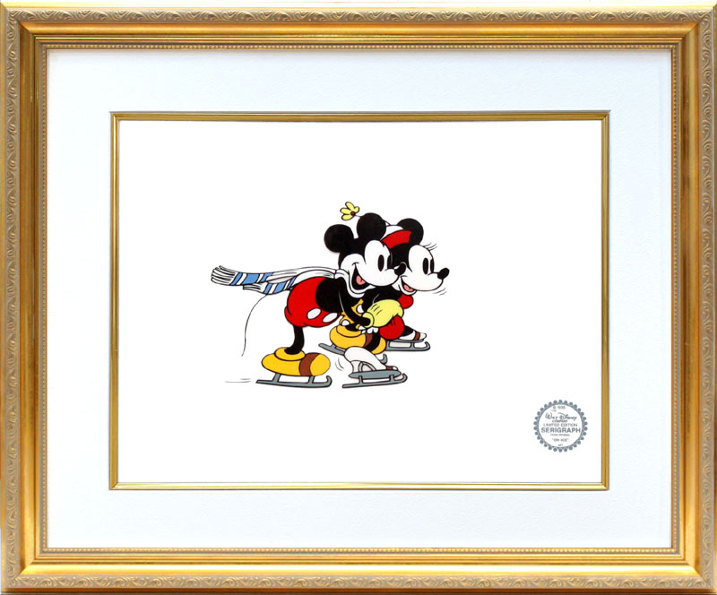 楽天市場】【レビュー特典付き】ディズニー セル画「氷上のミッキー