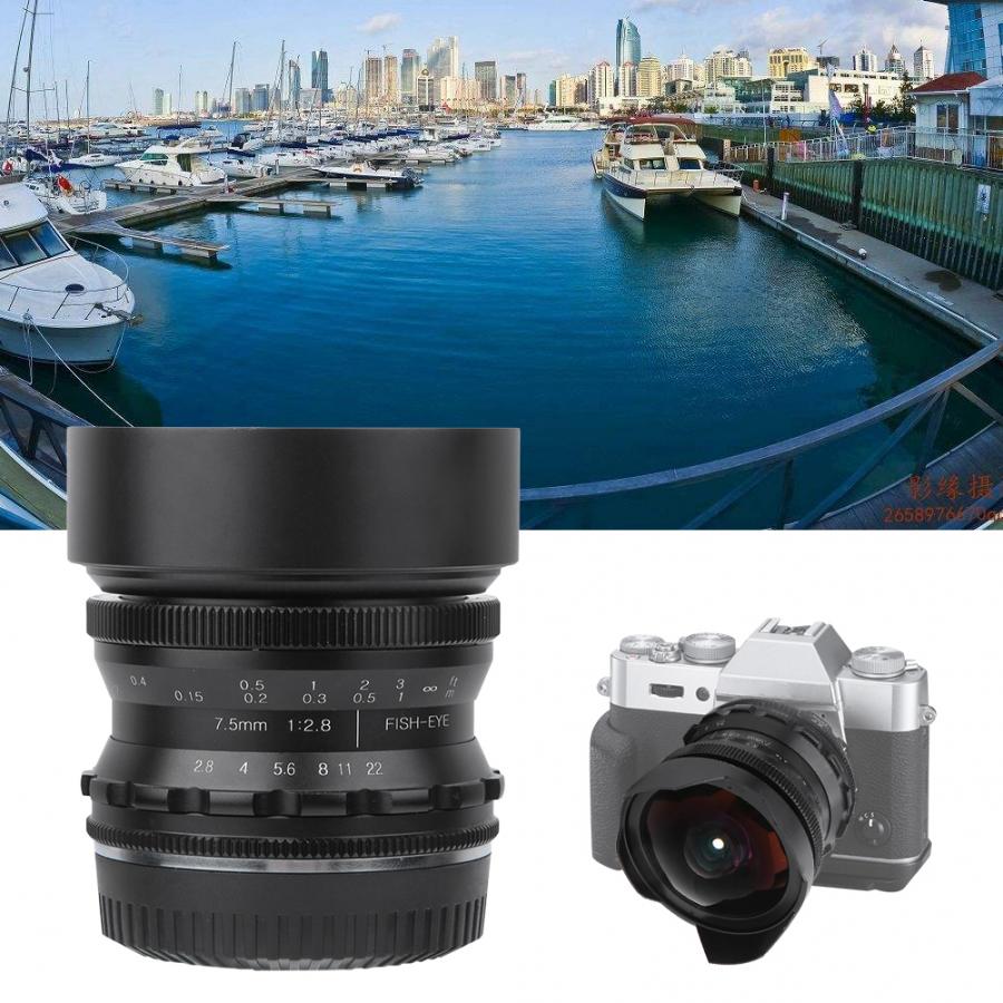 楽天市場】HOKUTO魚眼レンズ7.5mmF2.8 富士フィルム用レンズ X