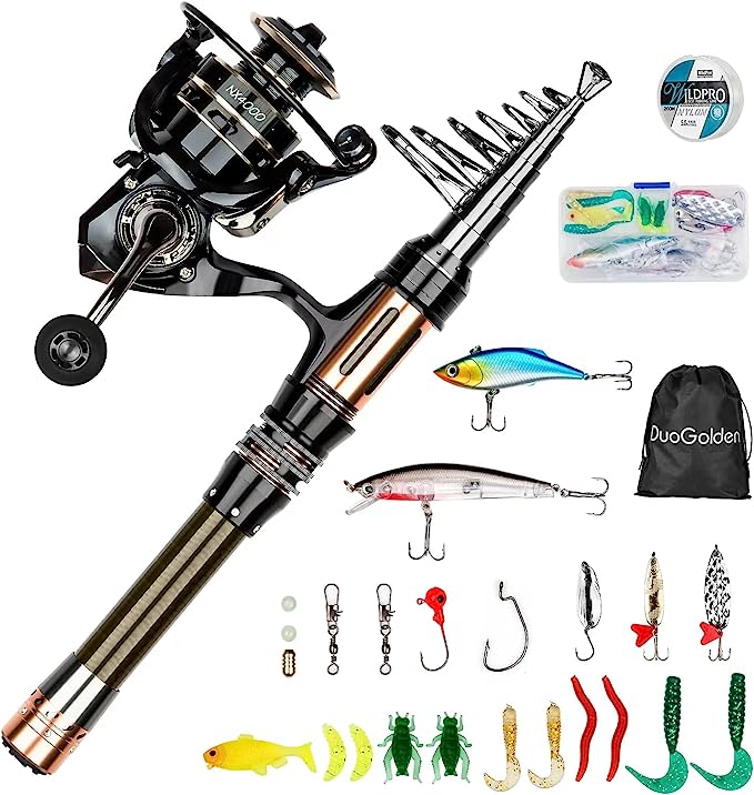 楽天市場】釣竿セット 釣竿 リールセット 2.1m炭素伸縮投げ竿 初心者用