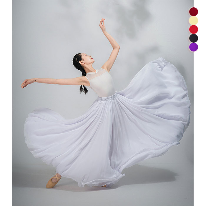 楽天市場】大きい裾ドレス 360度/540度/720度 フレアスカート ロング丈
