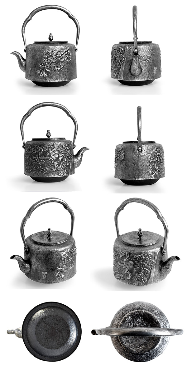 楽天市場】日本製 南部鉄器 南部鉄瓶 砂鉄鉄瓶 水沢鋳物 鉄瓶 肩寸筒