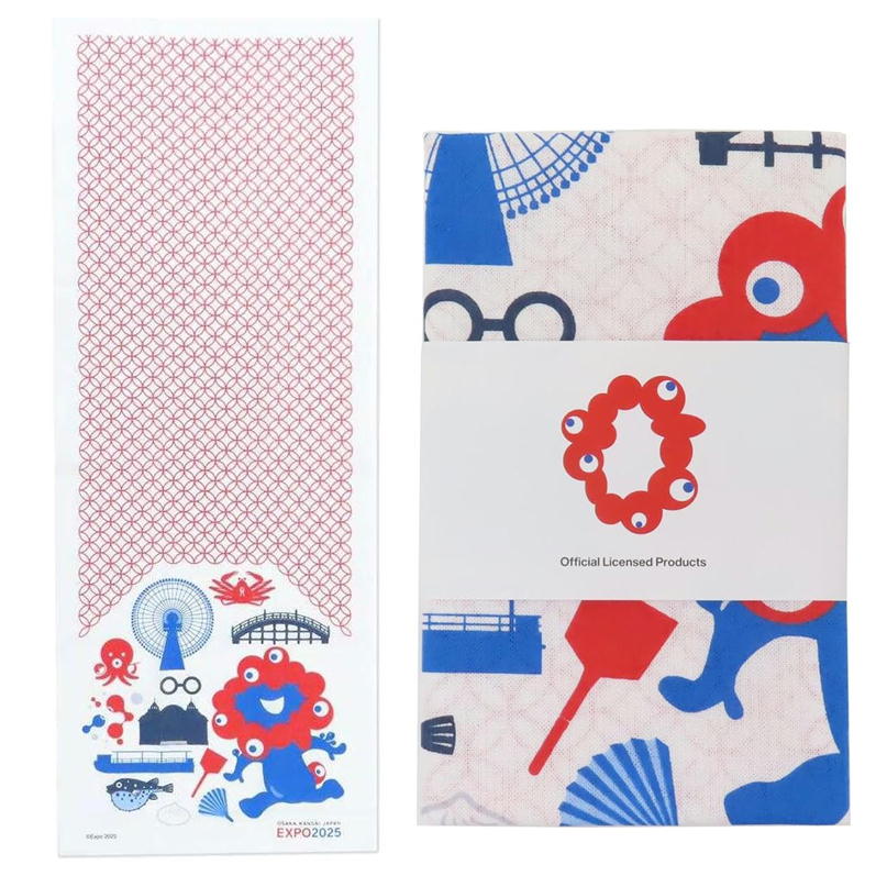 楽天市場】万博 ミャクミャク 手ぬぐい 2025大阪関西万博 デザイン