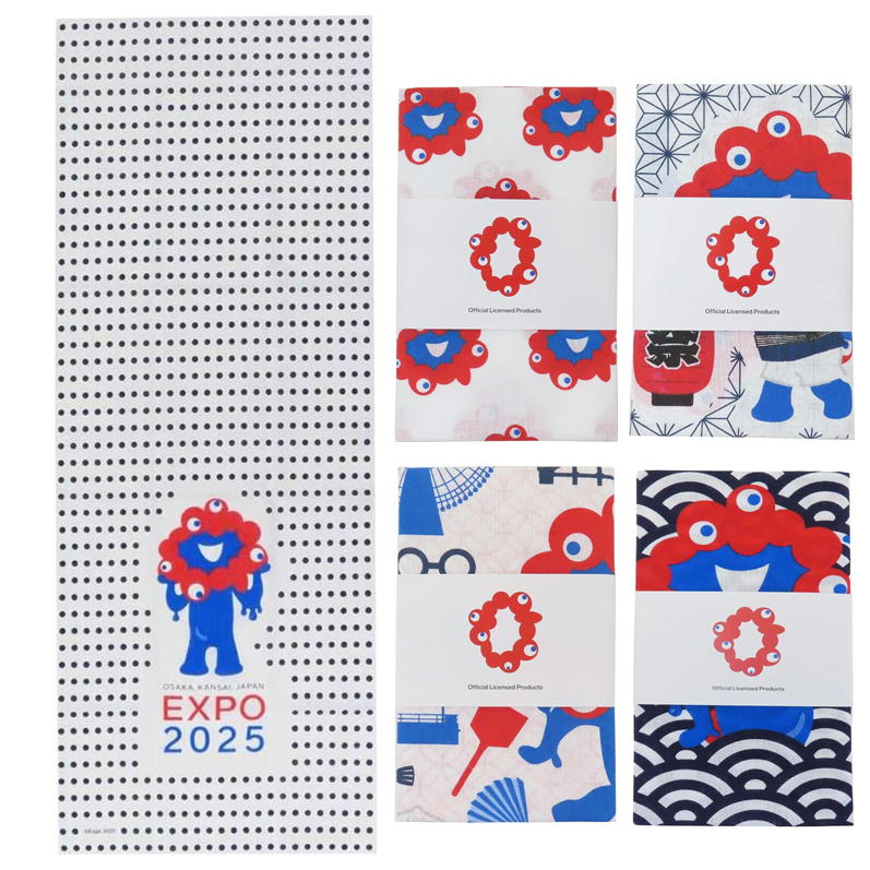 楽天市場】万博 ミャクミャク 手ぬぐい 2025大阪関西万博 デザイン