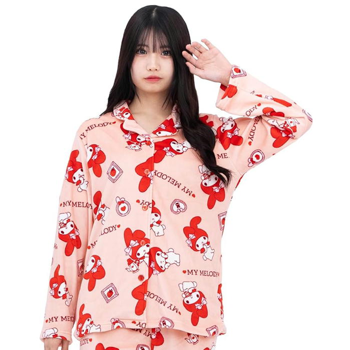 楽天市場】パジャマ マイメロディ フリース シャツ パジャマ サザック